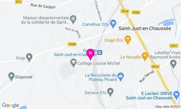Localisation Mtre Poilly Carole