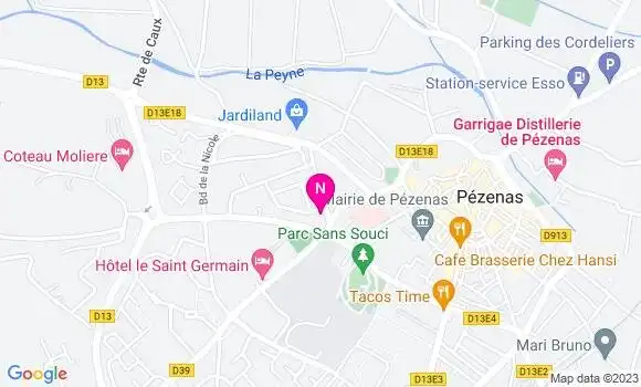 Localisation Mtre Gonthier Sébastien