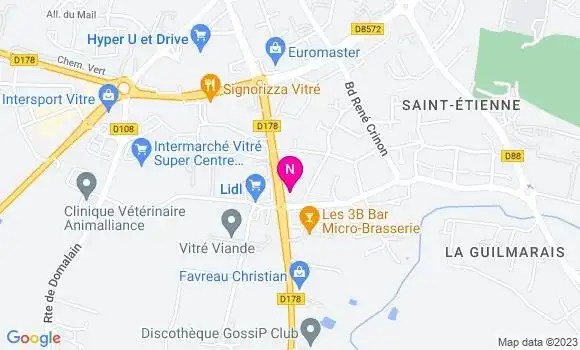 Localisation Mtre Bodin Béatrice