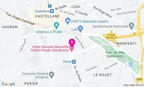 Localisation Mtre Pedinielli Thibaut