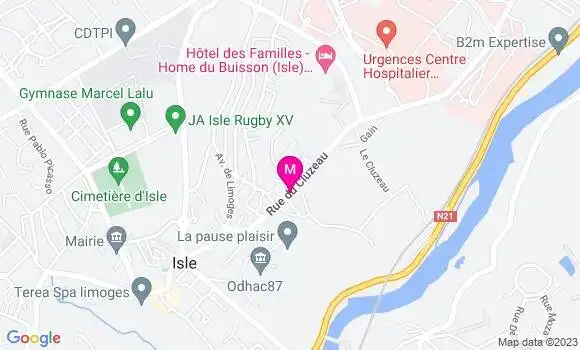 Localisation Mtre Delouis Véronique
