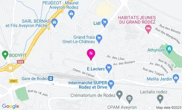 Localisation Mtre Calmelly Bérengère