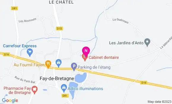 Localisation Mtre Debierre Sandrine