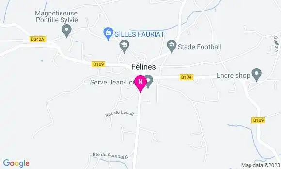 Localisation Mtre Serve Bertrand