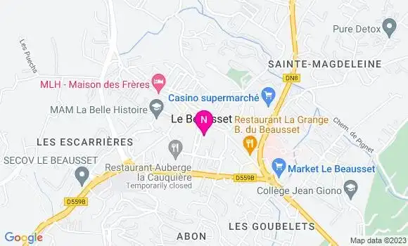 Localisation Mtre Darrieussecq Fanny