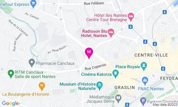 Localisation Mtre Delaunay Patrick