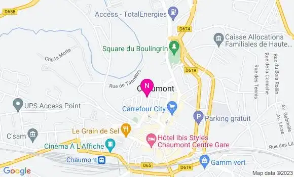 Localisation Mtre Bernot Romain