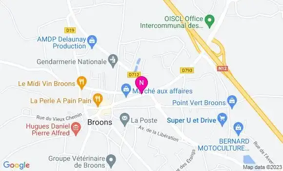 Localisation Mtre Roulet Nathalie