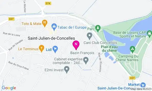 Localisation Mtre Bazin François