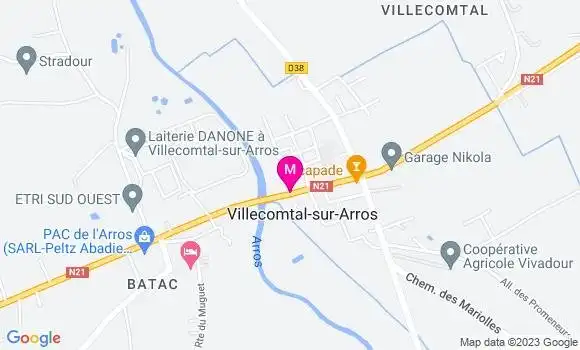 Localisation Mtre Ruel Dominique