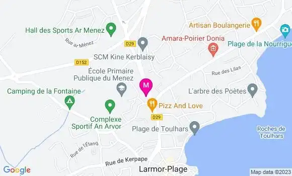 Localisation Mtre Tersiguel Mathilde