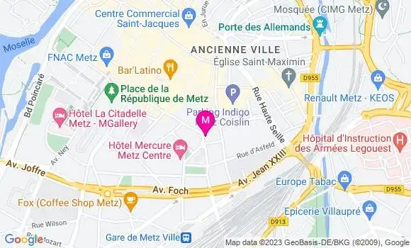 Localisation Mtre Vigneron Bénédicte