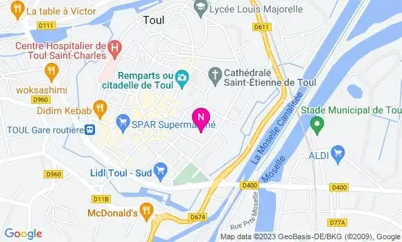 Localisation Mtre Maas Alexandre