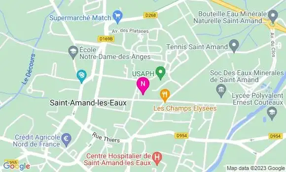 Localisation Mtre Heugues Blandine
