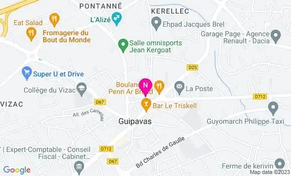 Localisation Mtre Mocaer Nicolas