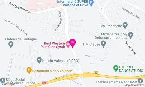 Localisation Mtre Dunand Geoffroy