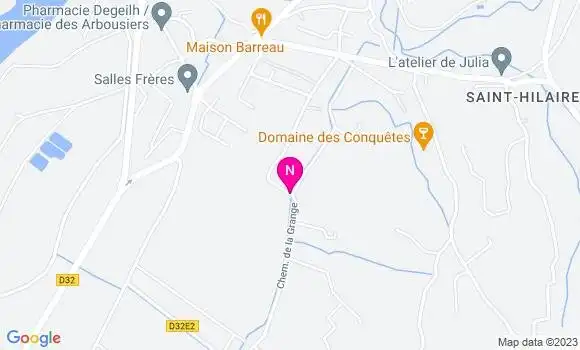 Localisation Mtre Pla Chevalier Caroline