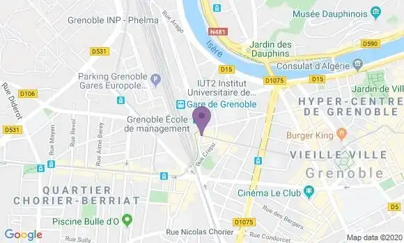 Localisation Mtre Marechal Martin