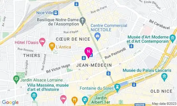 Localisation Mtre Dogliani Fanny