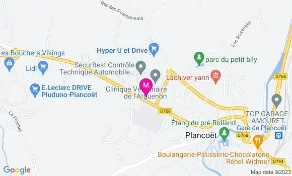 Localisation Mtre Descottes Gwénola