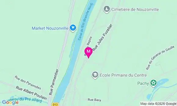Localisation Mtre Larzilliere Christine