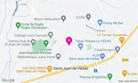 Localisation Mtre Revéron Anne Catherine