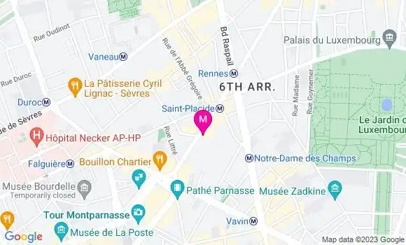 Localisation Mtre Paillard Sylvie