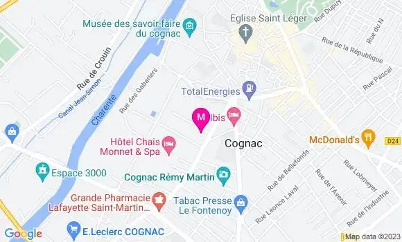 Localisation Mtre David Sophie