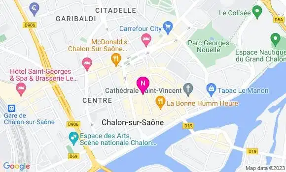 Localisation Mtre Canova Marie Elise