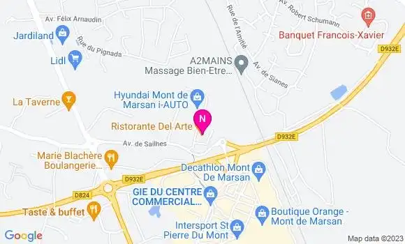Localisation Mtre Gourgues Christophe