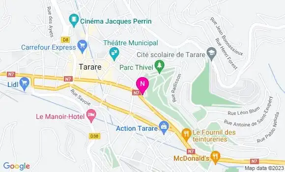 Localisation Mtre Girardon Séverine