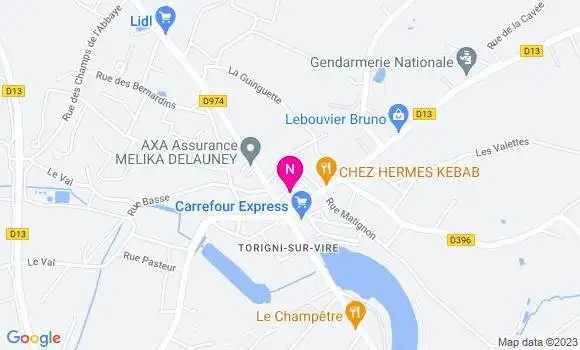 Localisation Mtre Prevot Philippe