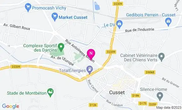 Localisation Mtre Pailet Serge