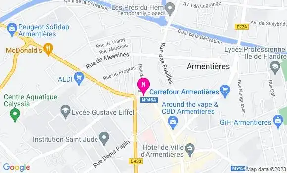Localisation Mtre Adiasse Olivier