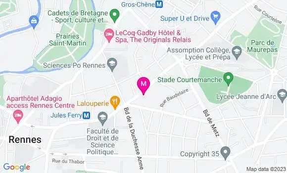 Localisation Mtre Lhomme Valentine