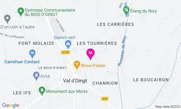 Localisation Mtre Bagneres Franck