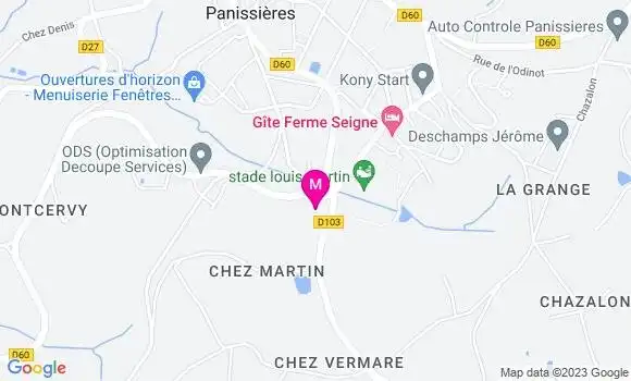 Localisation Mtre Depaillat Marie Blanche
