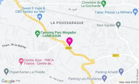 Localisation Mtre Gallardo Estelle