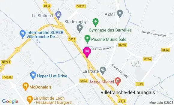 Localisation Mtre Sales De Gauzy Etienne