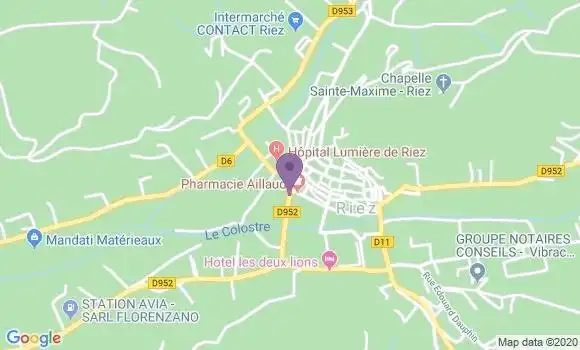 Localisation Mtre Carayon Jean Pierre