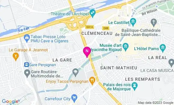 Localisation Mtre Nicolas Philippe
