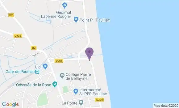 Localisation Mtre Maubru Nicolas