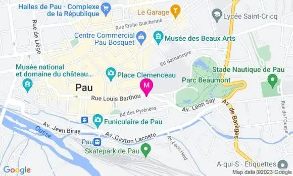 Localisation Mtre Pontneau Maxime