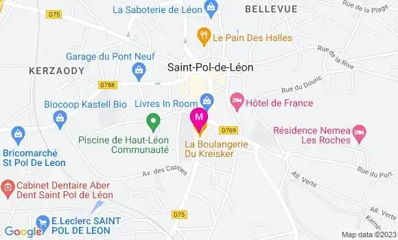 Localisation Mtre Bizien Sophie