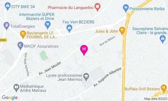 Localisation Mtre Georges Cécile