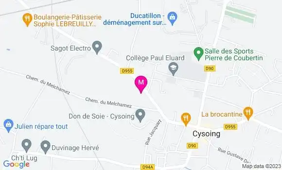 Localisation Mtre Herlem Sébastien