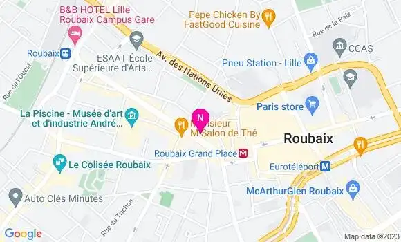 Localisation Mtre Faviez Fourmaintraux Séverine