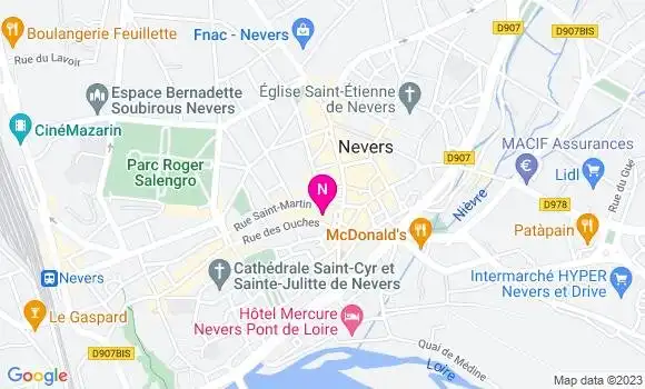 Localisation Mtre Marie Thibaut