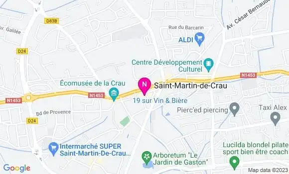 Localisation Mtre Chautard Amandine