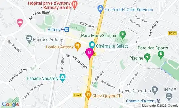 Localisation Mtre Deffontaines Guillaume